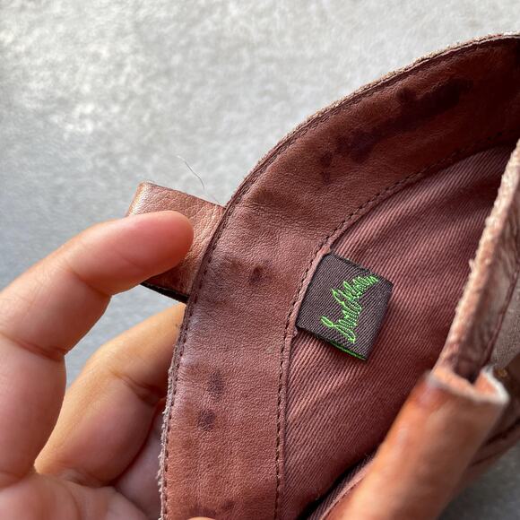 y2k Sam Edelman brown leather cowboy boots boho western | size US 7 - Picture 6 of 7